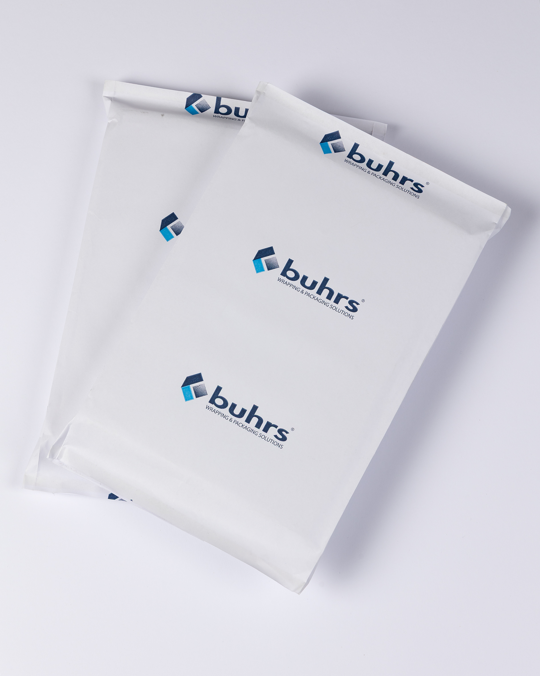 Paperwrapping med merkevare på